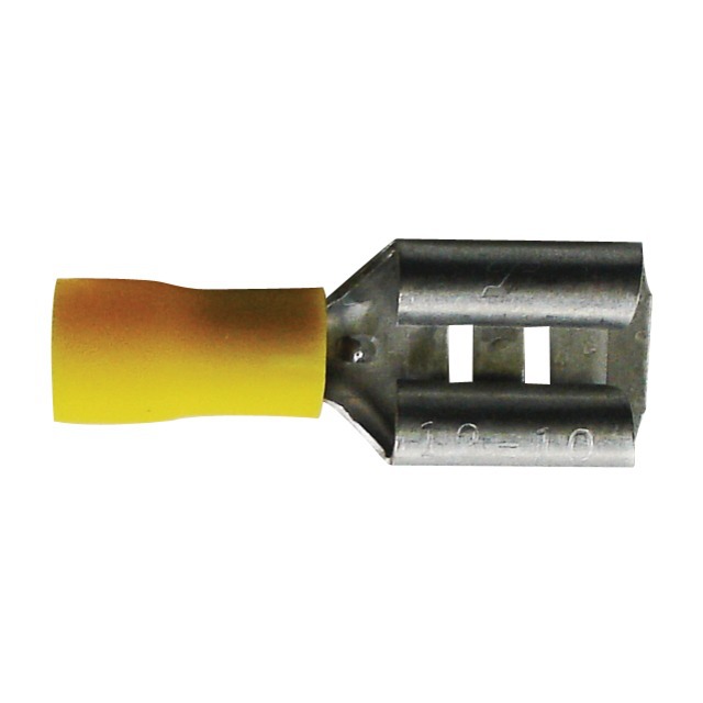 Cosse Plate Femelle Jaune 9,5MM Sachet de 100 référence fournisseur 1234250